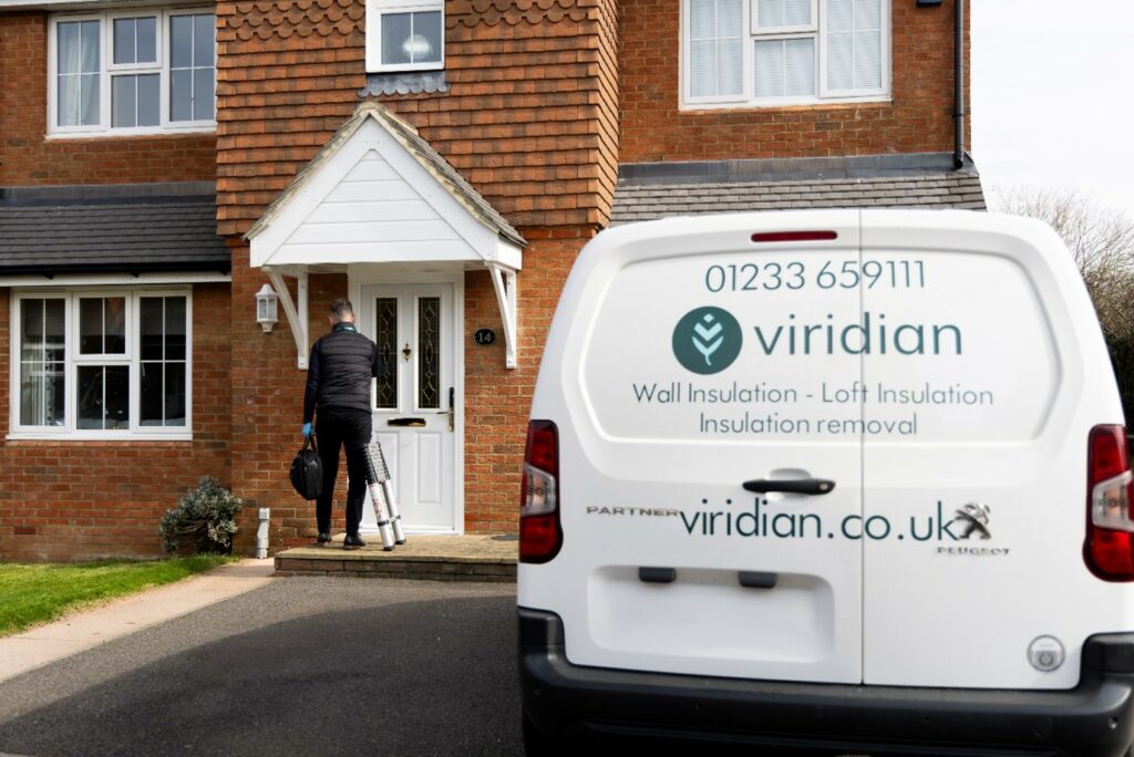 Man about to carry out a survey at a property.