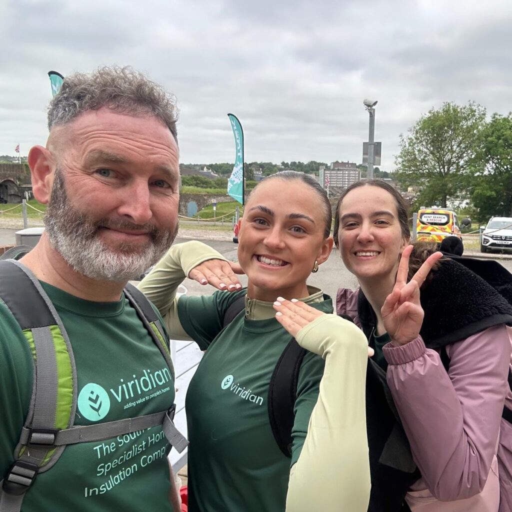 The Viridian team before starting the Kent Charity Trek.