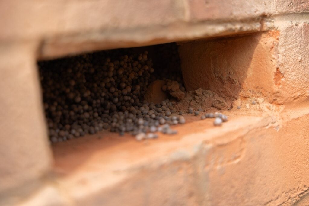 Old insulation product to be removed