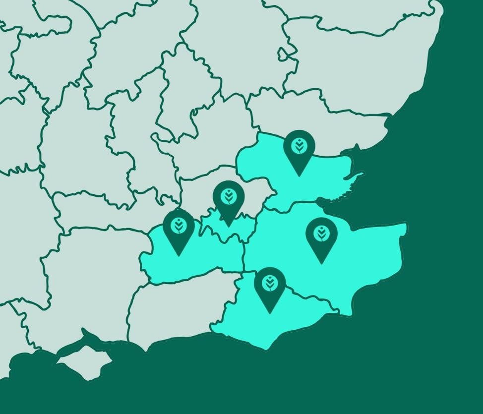 Map of Viridian's area of operations.